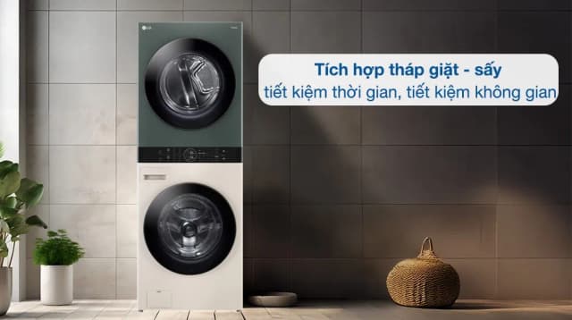 So sánh giá Tháp giặt sấy LG WashTower Inverter giặt 14 kg - sấy 10 kg WT1410NHEG rẻ nhất? - Ảnh 3