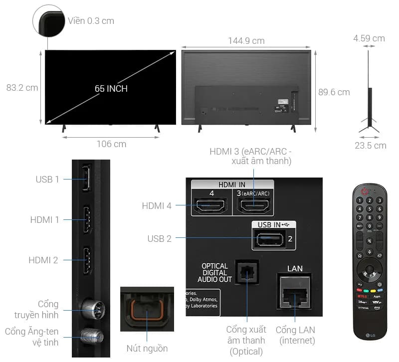Smart Tivi OLED LG AI 4K 65 inch 65B4PSA - Giá rẻ nhất hôm nay - Ảnh 11