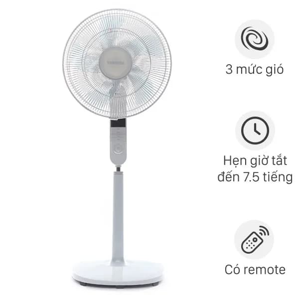 So sánh giá Quạt đứng Toshiba 5 cánh F-LSA20(H)VN 60W rẻ nhất? - Ảnh 3