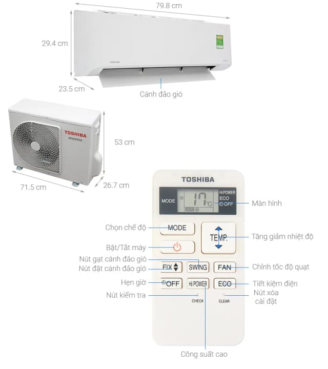 So sánh giá Máy lạnh Toshiba Inverter 1.5 HP RAS-H13Z1KCVG-V rẻ nhất? - Ảnh 20