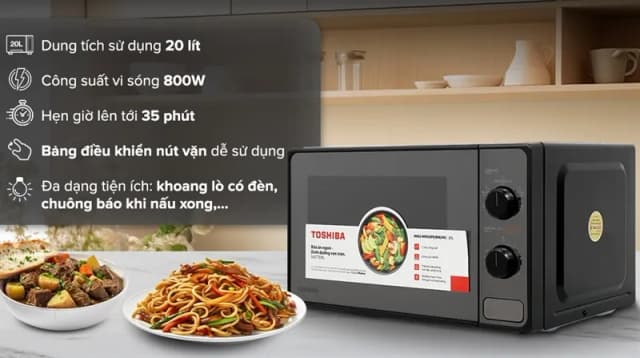 So sánh giá Lò vi sóng Toshiba MM2-MM20PE(BM)VN 20 lít rẻ nhất? - Ảnh 10