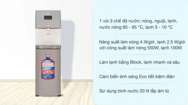 Top 1 so sánh giá Cây nước nóng lạnh Toshiba RWF-W1830UVBV(T) 650W - Tìm sản phẩm giá rẻ nhất - Ảnh 2
