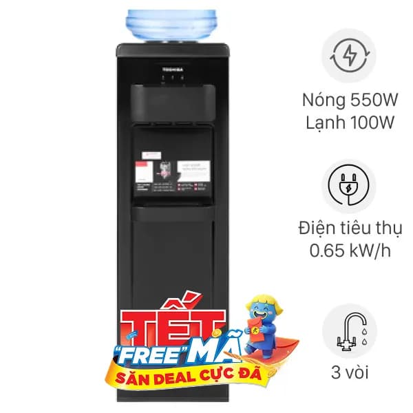 So sánh giá Cây nước nóng lạnh Toshiba RWF-W1917TV 650W rẻ nhất? - Ảnh 8