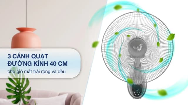 So sánh giá Quạt treo tường Asia 3 cánh VY377990 55W rẻ nhất? - Ảnh 11