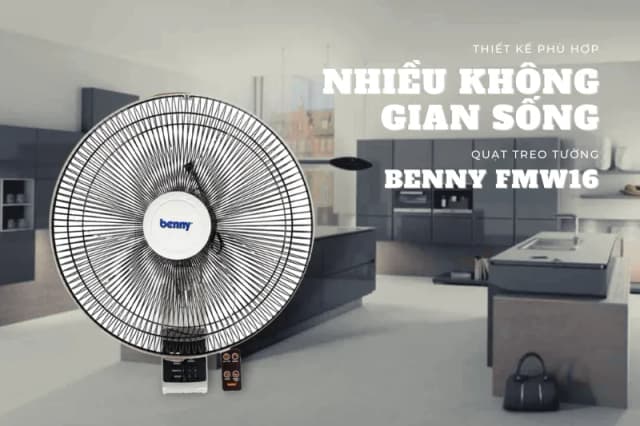 So sánh giá Quạt treo tường Benny 3 cánh FMW16 50W rẻ nhất? - Ảnh 3