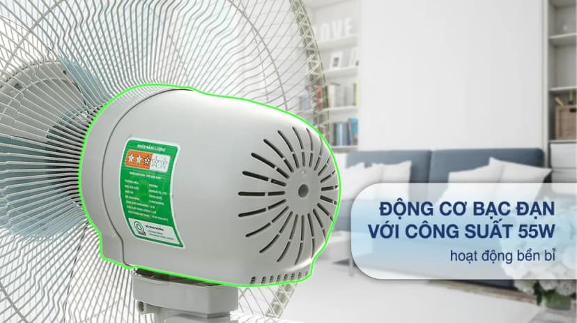 So sánh giá Quạt treo tường Toshiba 3 cánh F-AWZ50VN(H) 55W - Tìm sản phẩm giá rẻ nhất - Ảnh 4