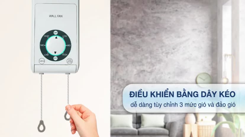 So sánh giá Quạt treo tường Toshiba 3 cánh F-AWZ50VN(H) 55W - Tìm sản phẩm giá rẻ nhất - Ảnh 5
