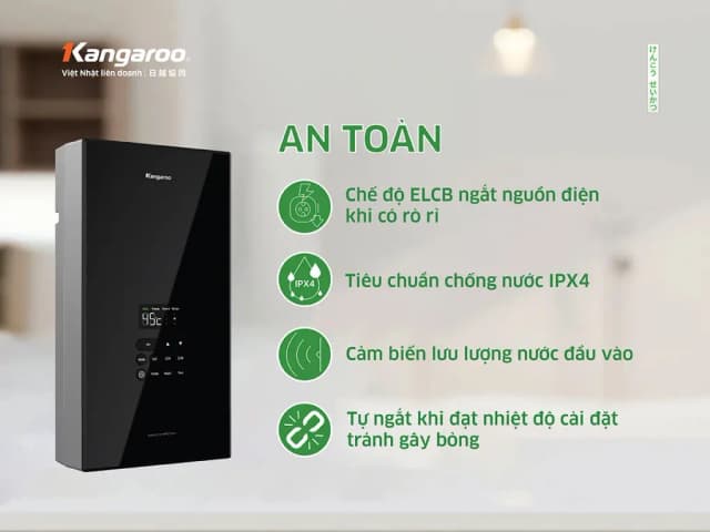 Top 1 so sánh giá Máy nước nóng trực tiếp Kangaroo 4500W KGWD45P1 - Tìm sản phẩm giá rẻ nhất - Ảnh 18