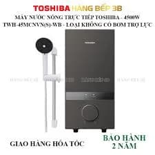 Máy nước nóng trực tiếp Toshiba 4500W TWH-45MCNVN(W)-WB - Giá rẻ nhất hôm nay - Ảnh 5