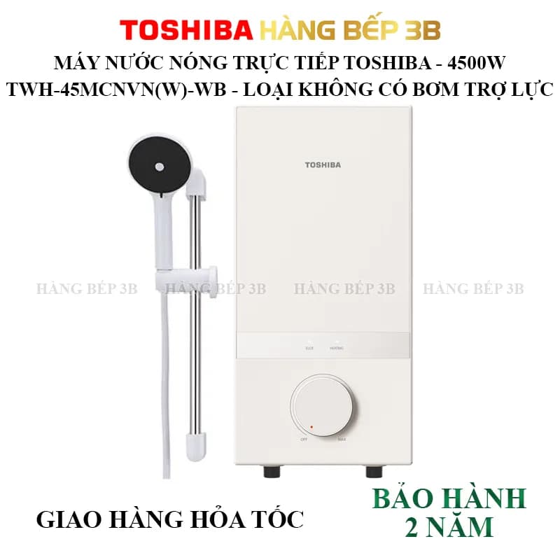 Máy nước nóng trực tiếp Toshiba 4500W TWH-45MCNVN(W)-WB - Giá rẻ nhất hôm nay - Ảnh 9