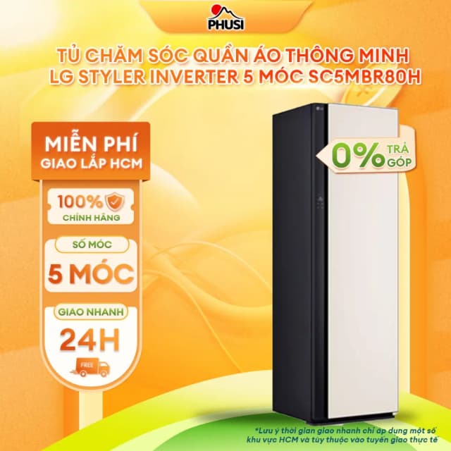 So sánh giá Tủ chăm sóc quần áo thông minh LG Styler Inverter 5 móc SC5MBR80H rẻ nhất? - Ảnh 18