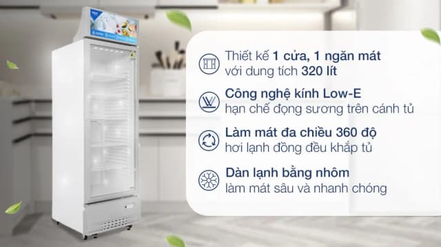 So sánh giá Tủ mát Aqua 320 lít AQS-AF440S rẻ nhất? - Ảnh 2