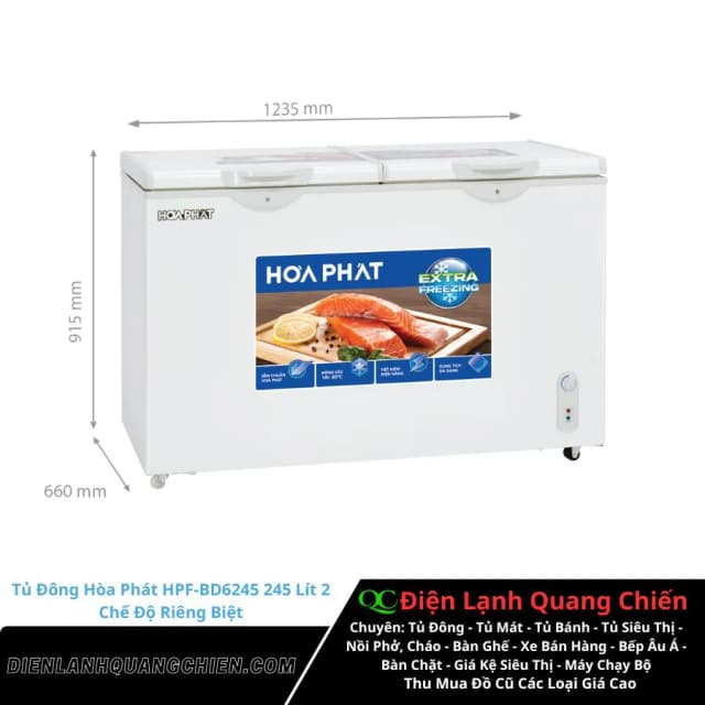 So sánh giá Tủ đông Hòa Phát 245 Lít HPF BD6245 rẻ nhất? - Ảnh 18
