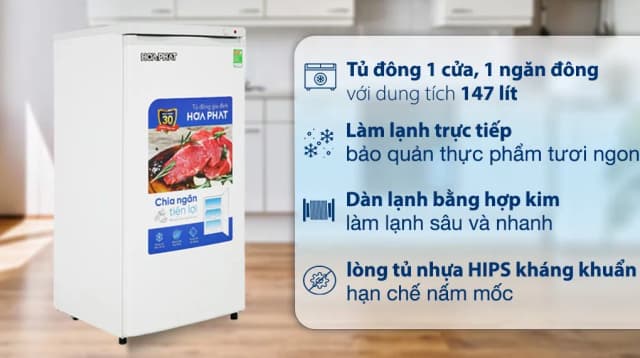 So sánh giá Tủ đông đứng Hòa Phát 147 Lít HPF UAH6147 rẻ nhất? - Ảnh 6