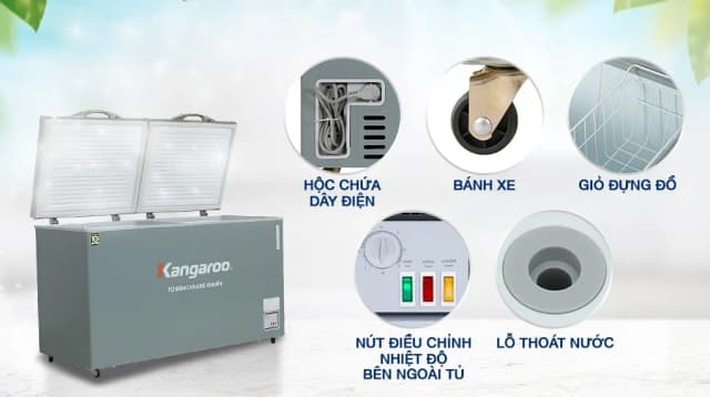So sánh giá Tủ đông Kangaroo Inverter 430 lít KGFZ490IG1 rẻ nhất? - Ảnh 15