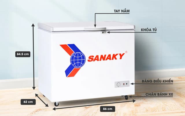 Top 1 so sánh giá Tủ đông Sanaky 175 lít VH-225HY2 - Tìm sản phẩm giá rẻ nhất - Ảnh 6