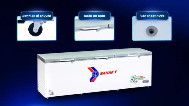 Top 1 so sánh giá Tủ đông Sanaky Inverter 1143.5 lít VH-1399HY4K - Tìm sản phẩm giá rẻ nhất - Ảnh 3