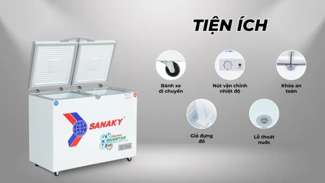 So sánh giá Tủ đông Sanaky Inverter 220 lít VH-2899W3 rẻ nhất? - Ảnh 11