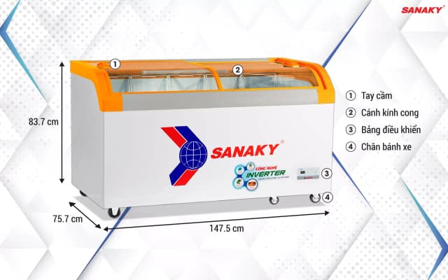 Top 1 so sánh giá Tủ đông Sanaky Inverter 500 lít VH-899K3A - Tìm sản phẩm giá rẻ nhất - Ảnh 7