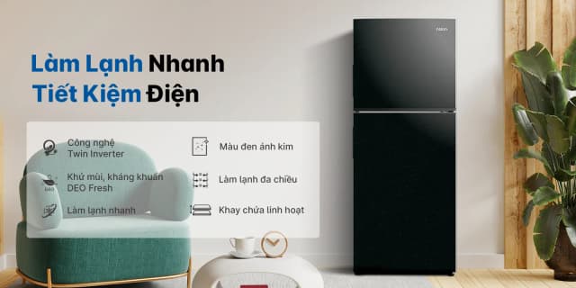 So sánh giá Tủ lạnh Aqua Inverter 189 lít AQR-T220FA(FB) rẻ nhất? - Ảnh 11