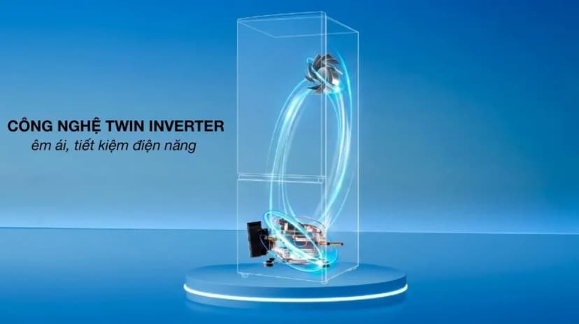Tủ lạnh Aqua Inverter 324 lít AQR-B390MA(SLB) - Giá rẻ nhất hôm nay - Ảnh 4