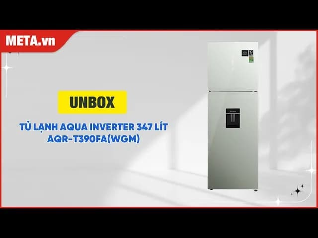 Tủ lạnh Aqua Inverter 347 lít AQR-T390FA(WGM) - Giá rẻ nhất hôm nay - Ảnh 9