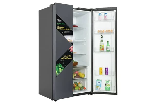 So sánh giá Tủ lạnh Aqua Inverter 646 lít Side By Side AQR-S682XA(SLB) rẻ nhất? - Ảnh 11