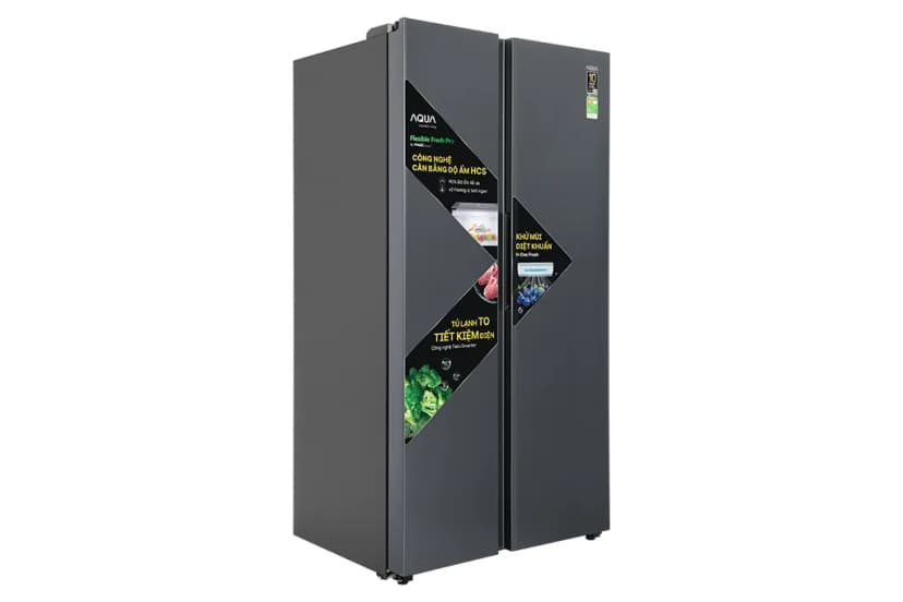 Tủ lạnh Aqua Inverter 646 lít Side By Side AQR-S682XA(WGB) - Giá rẻ nhất hôm nay - Ảnh 3