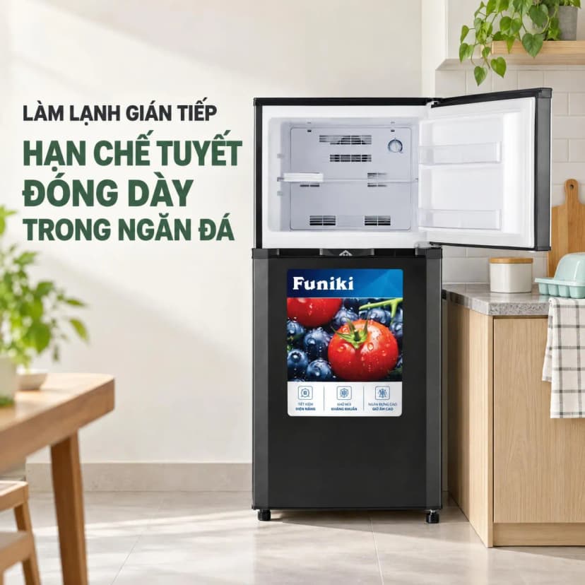 Tủ lạnh Funiki Inverter 185 lít HR T8185TDG - Giá rẻ nhất hôm nay - Ảnh 5