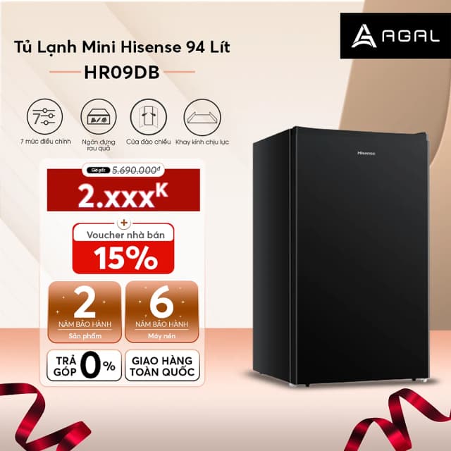 So sánh giá Tủ lạnh Hisense 94 lít HR09DB rẻ nhất? - Ảnh 13