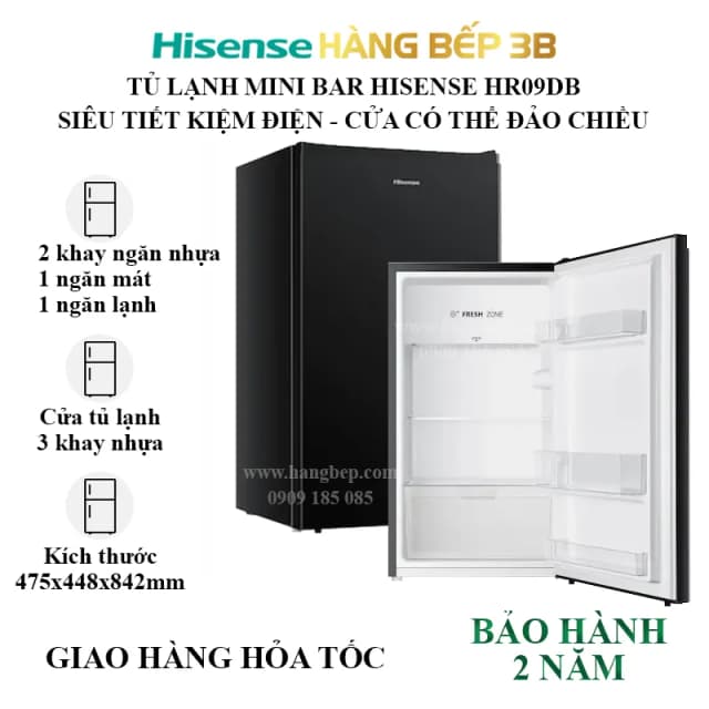 So sánh giá Tủ lạnh Hisense 94 lít HR09DB rẻ nhất? - Ảnh 14