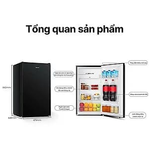 So sánh giá Tủ lạnh Hisense 94 lít HR09DB rẻ nhất? - Ảnh 9