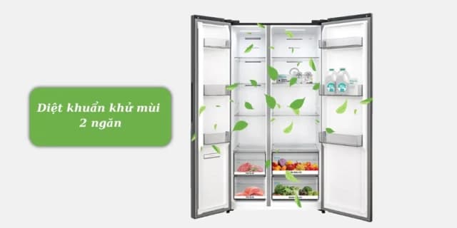 So sánh giá Tủ lạnh Hisense Inverter 550 lít Side By Side RS708N4EBND rẻ nhất? - Ảnh 16