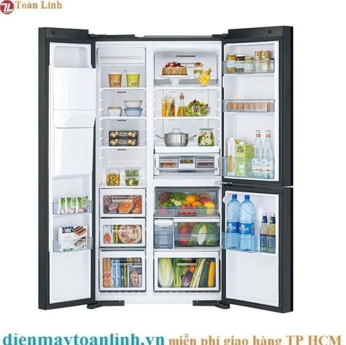 Tủ lạnh Hitachi Inverter 569 lít Side By Side R-MX800GVGV0 GBK - Giá rẻ nhất hôm nay - Ảnh 19