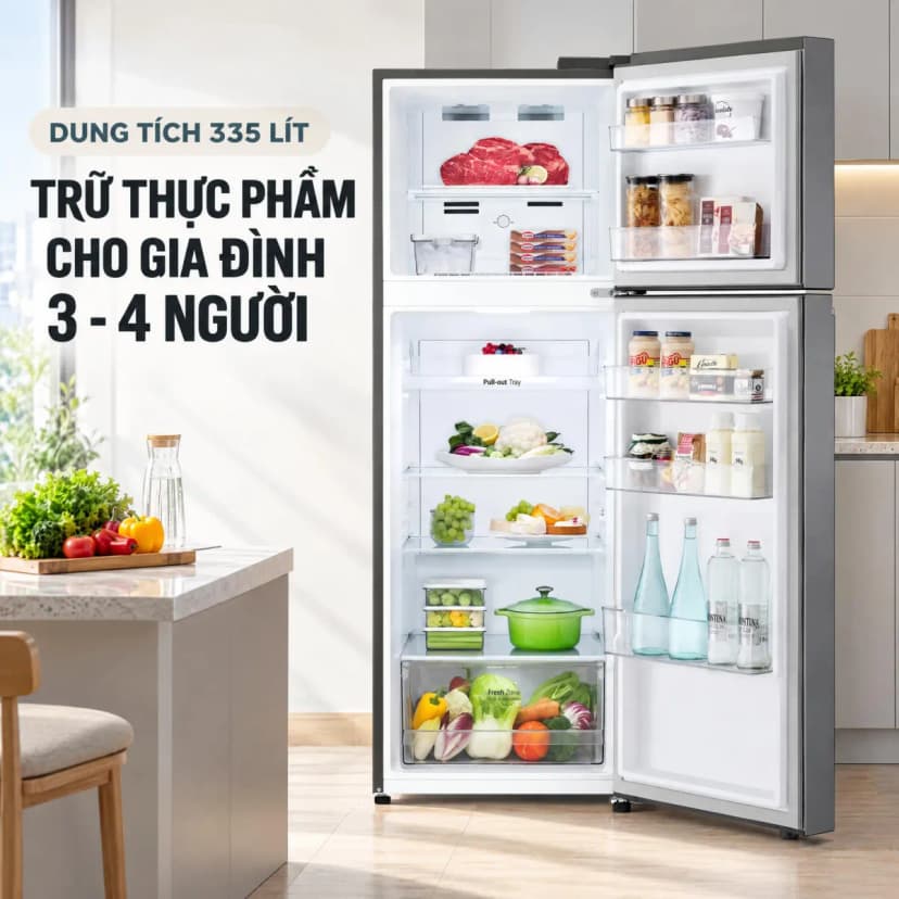 Tủ lạnh LG Inverter 335 lít T33SV2 - Giá rẻ nhất hôm nay - Ảnh 2