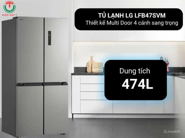 So sánh giá Tủ lạnh LG Inverter 474 lít Multi Door LFB47SVM rẻ nhất? - Ảnh 12