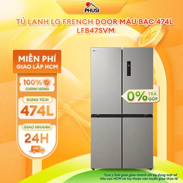 So sánh giá Tủ lạnh LG Inverter 474 lít Multi Door LFB47SVM rẻ nhất? - Ảnh 15