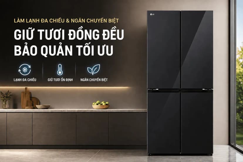 Tủ lạnh LG Inverter 580 lít Multi Door F56BG - Giá rẻ nhất hôm nay - Ảnh 3