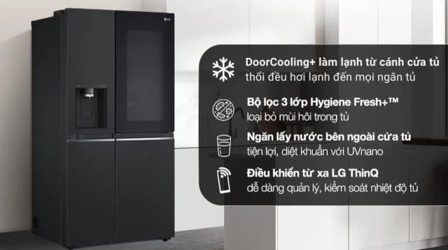 So sánh giá Tủ lạnh LG Inverter 635 Lít Side By Side InstaView Door-in-Door GR-X257BL rẻ nhất? - Ảnh 9