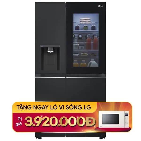 So sánh giá Tủ lạnh LG Inverter 635 Lít Side By Side InstaView Door-in-Door GR-X257BL rẻ nhất? - Ảnh 10