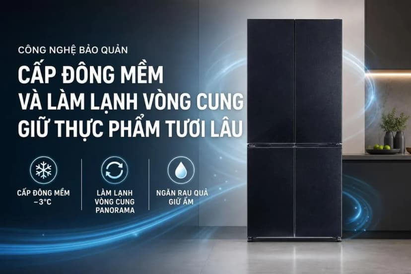 Tủ lạnh Panasonic Inverter 482 lít Multi Door NR-XZ550HGKV - Giá rẻ nhất hôm nay - Ảnh 3