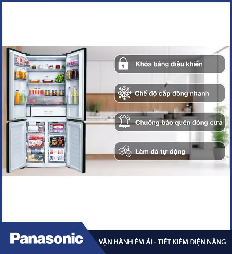 Tủ lạnh Panasonic Inverter 487 lít Multi Door NR-XZ550CWKV - Giá rẻ nhất hôm nay - Ảnh 11