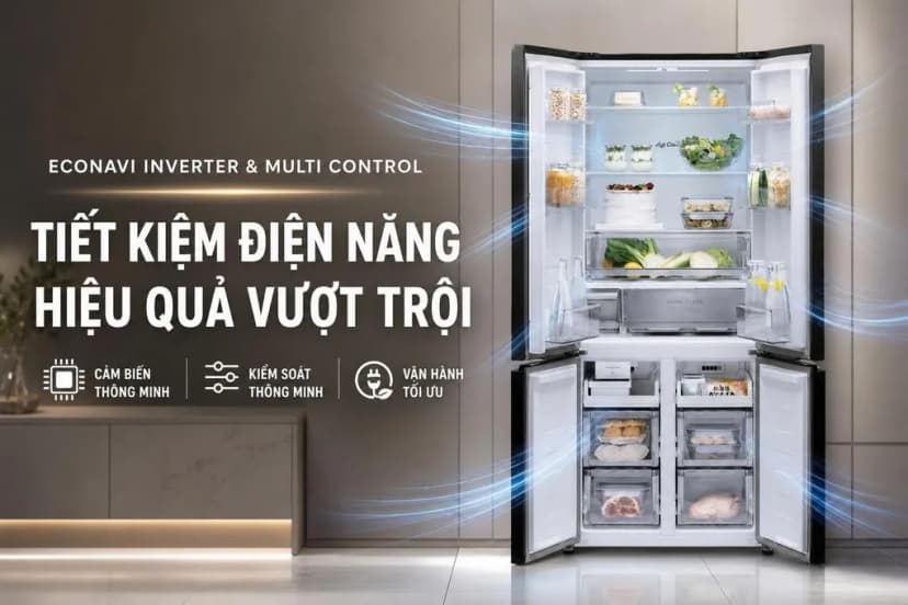 Tủ lạnh Panasonic Inverter 520 lít Multi Door NR-XZ590HGKV - Giá rẻ nhất hôm nay - Ảnh 5
