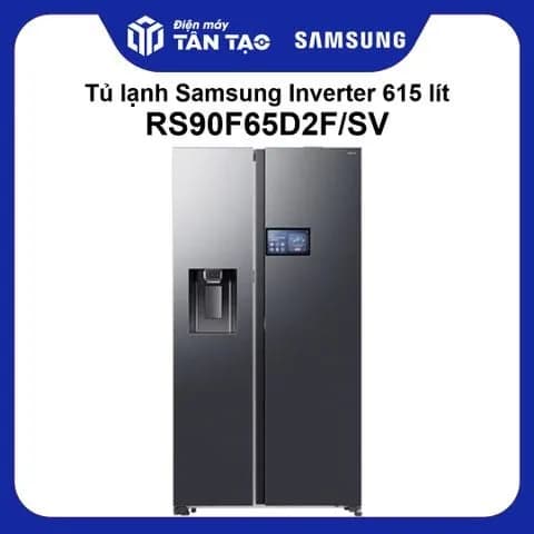 So sánh giá Tủ lạnh Samsung Inverter 615 lít Side By Side AI Home RS90F65D2FSV rẻ nhất? - Ảnh 12