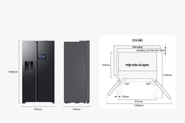 So sánh giá Tủ lạnh Samsung Inverter 615 lít Side By Side AI Home RS90F65D2FSV rẻ nhất? - Ảnh 16
