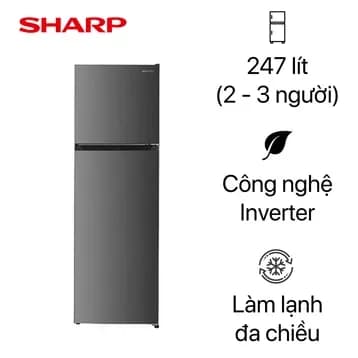 Tủ lạnh Sharp Inverter 247 lít SJ-X270V-SL - Giá rẻ nhất hôm nay - Ảnh 12