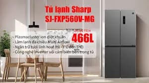 So sánh giá Tủ lạnh Sharp Inverter 466 lít Multi Door SJ-FXP560V-MG rẻ nhất? - Ảnh 18