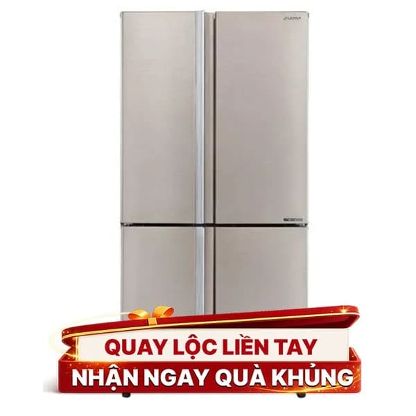 So sánh giá Tủ lạnh Sharp Inverter 525 lít Multi Door SJ-FX610V-SL rẻ nhất? - Ảnh 2