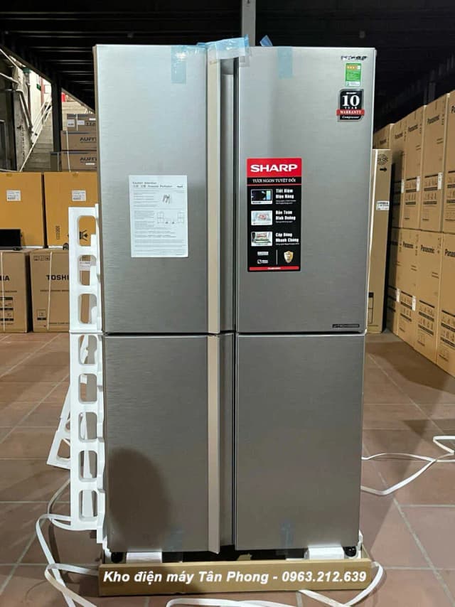 So sánh giá Tủ lạnh Sharp Inverter 525 lít Multi Door SJ-FX610V-SL rẻ nhất? - Ảnh 16