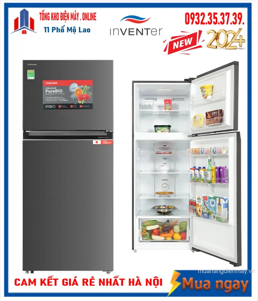 So sánh giá Tủ lạnh Toshiba Inverter 271 lít GR-RT349WE-PMV(68) - Tìm sản phẩm giá rẻ nhất - Ảnh 4